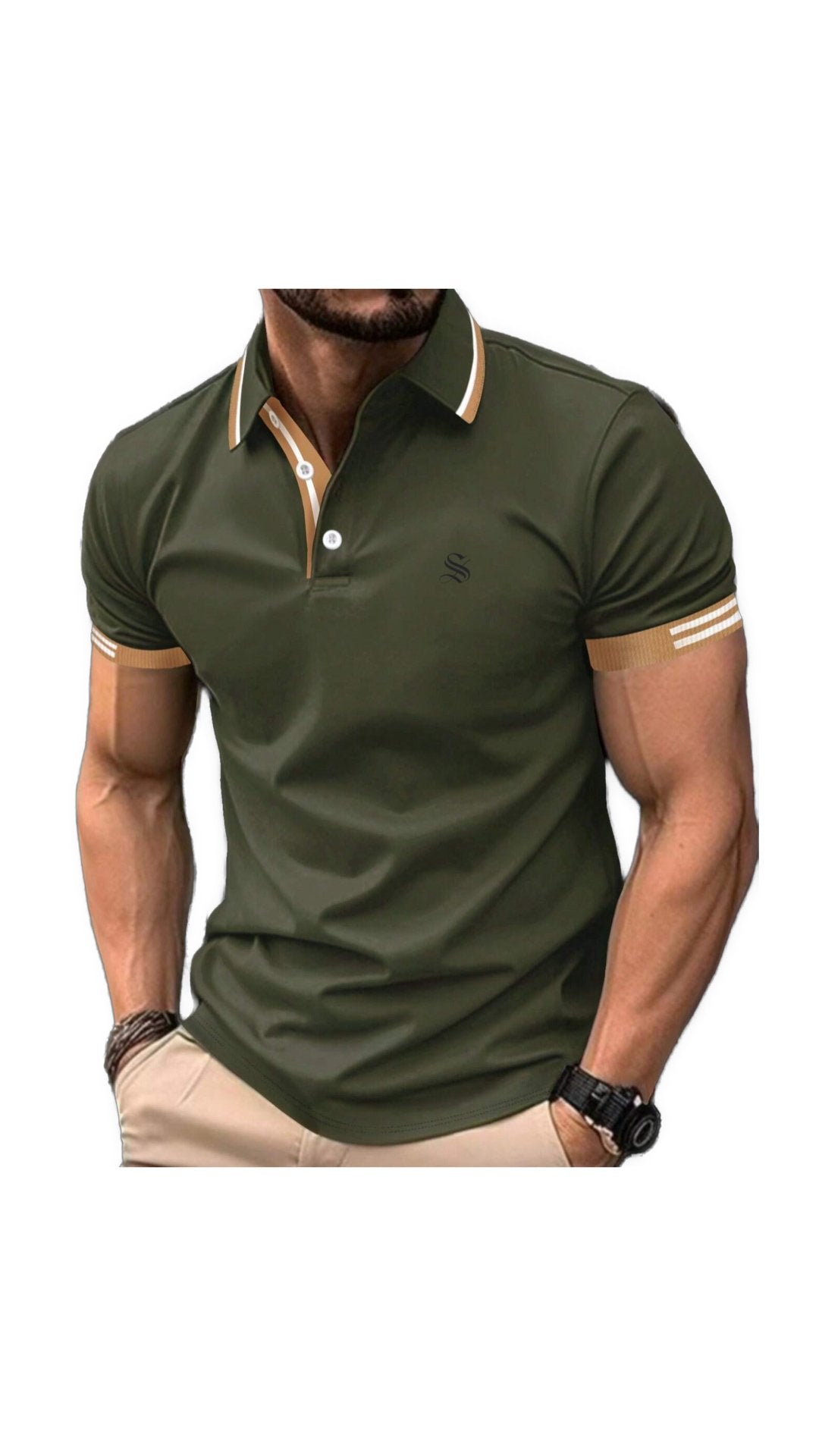 Bibaka 4 - Polo Shirt for Men - Sarman Fashion - Wholesale Clothing Fashion Brand for Men from Canada