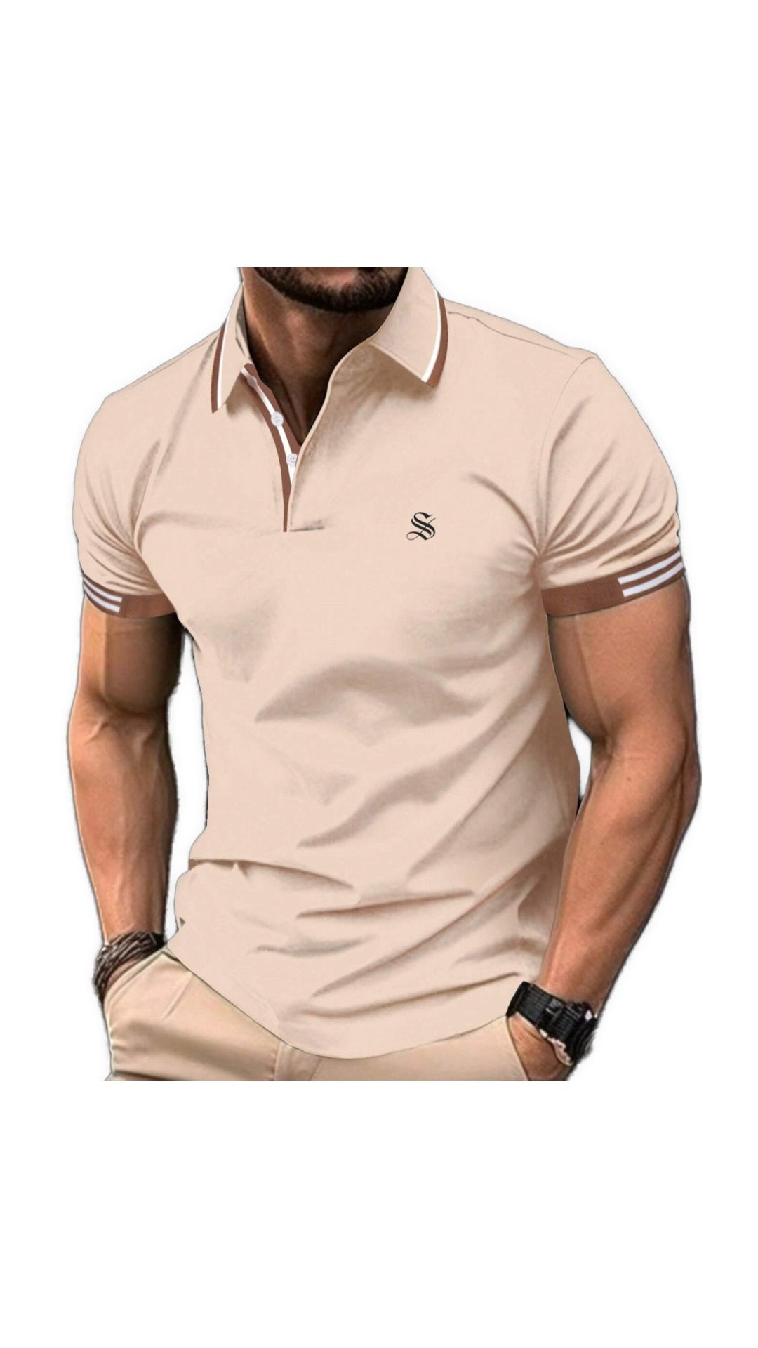 Bibaka 4 - Polo Shirt for Men - Sarman Fashion - Wholesale Clothing Fashion Brand for Men from Canada