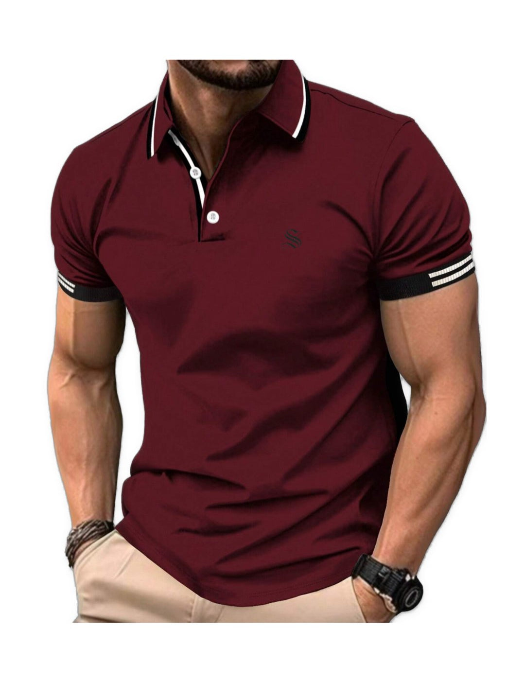 Bibaka 4 - Polo Shirt for Men - Sarman Fashion - Wholesale Clothing Fashion Brand for Men from Canada