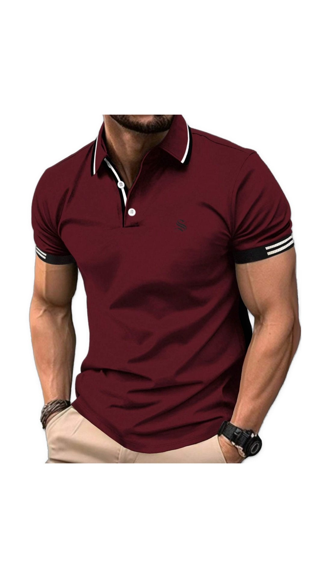 Bibaka 4 - Polo Shirt for Men - Sarman Fashion - Wholesale Clothing Fashion Brand for Men from Canada