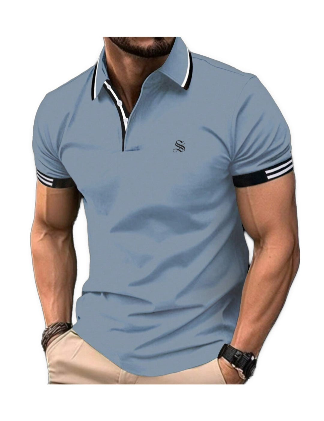 Bibaka 4 - Polo Shirt for Men - Sarman Fashion - Wholesale Clothing Fashion Brand for Men from Canada