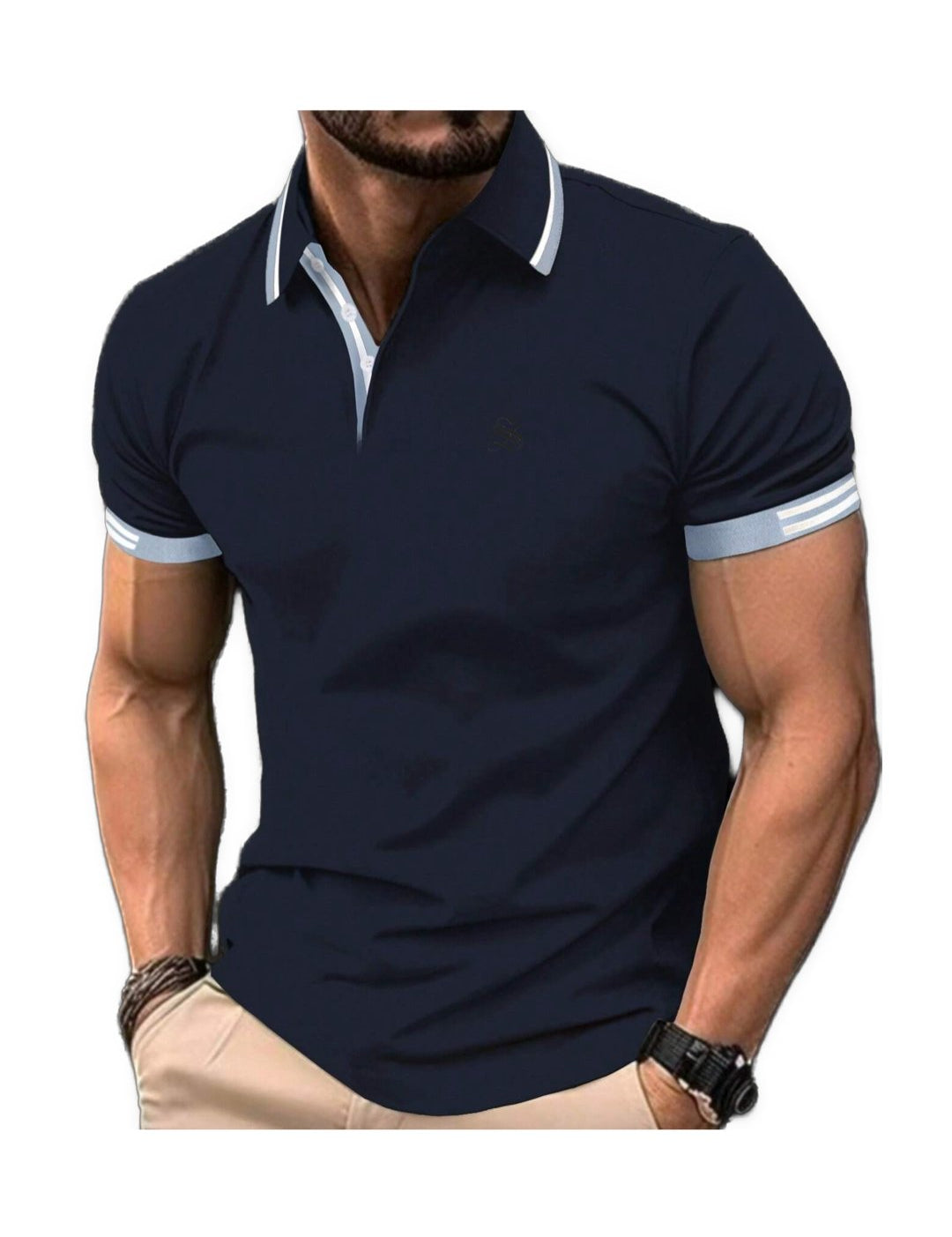 Bibaka 4 - Polo Shirt for Men - Sarman Fashion - Wholesale Clothing Fashion Brand for Men from Canada