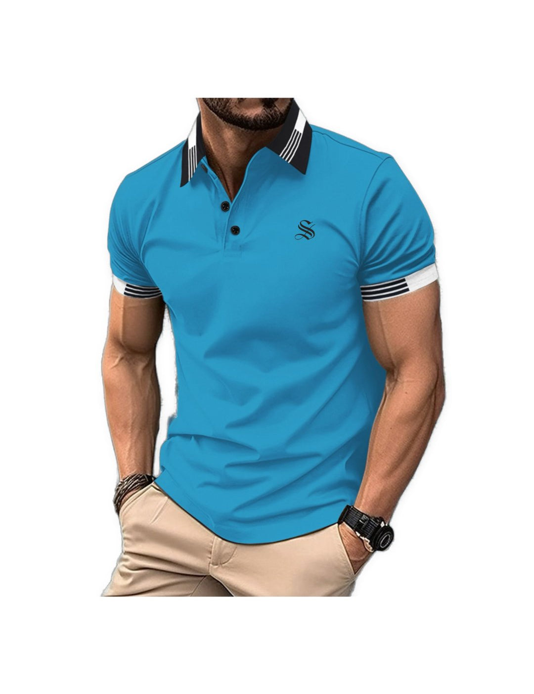 Bibaka - Polo Shirt for Men - Sarman Fashion - Wholesale Clothing Fashion Brand for Men from Canada