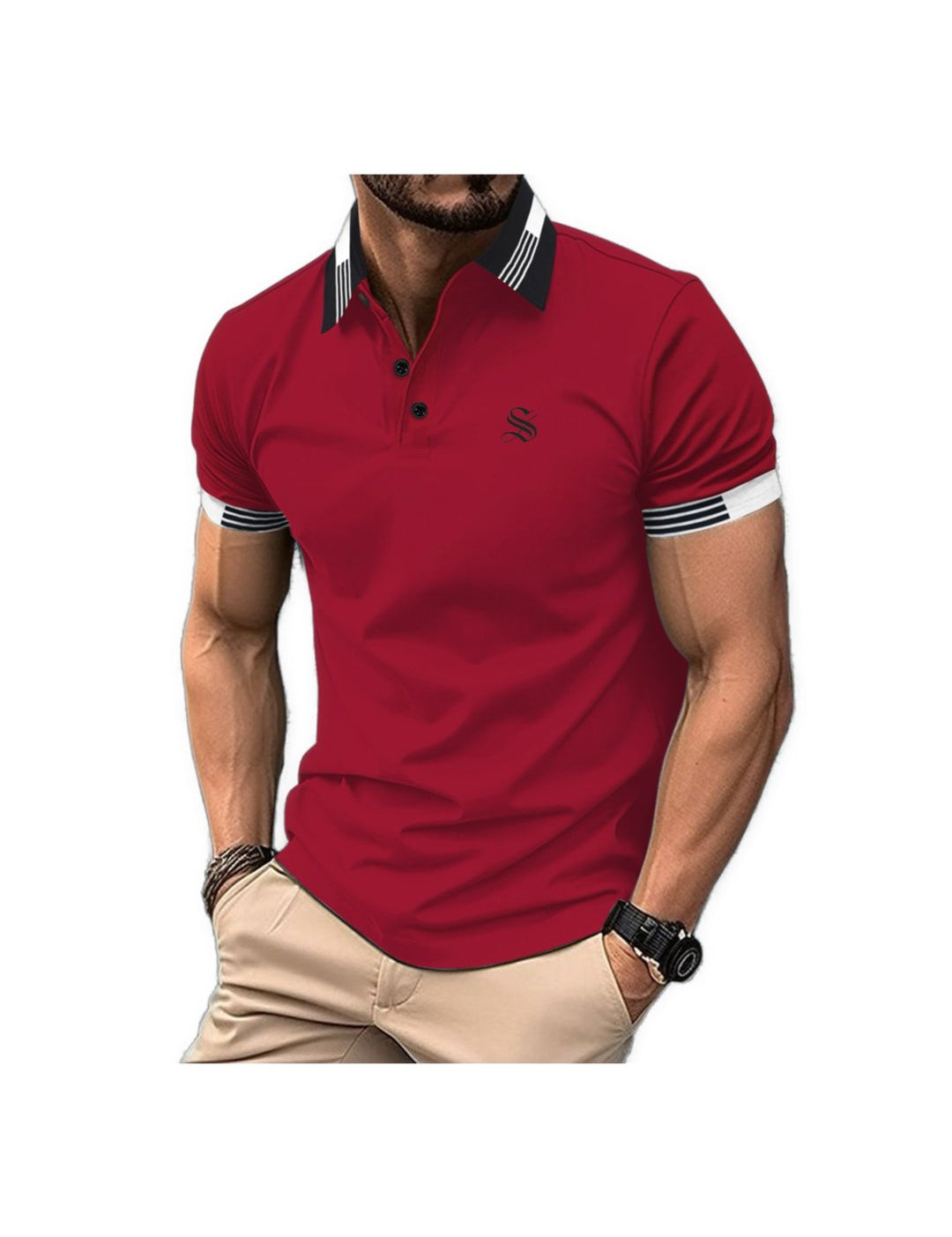 Bibaka - Polo Shirt for Men - Sarman Fashion - Wholesale Clothing Fashion Brand for Men from Canada