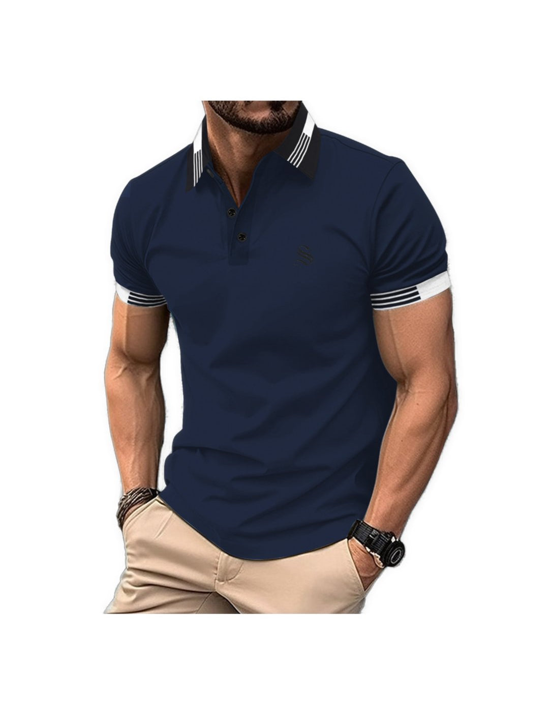 Bibaka - Polo Shirt for Men - Sarman Fashion - Wholesale Clothing Fashion Brand for Men from Canada