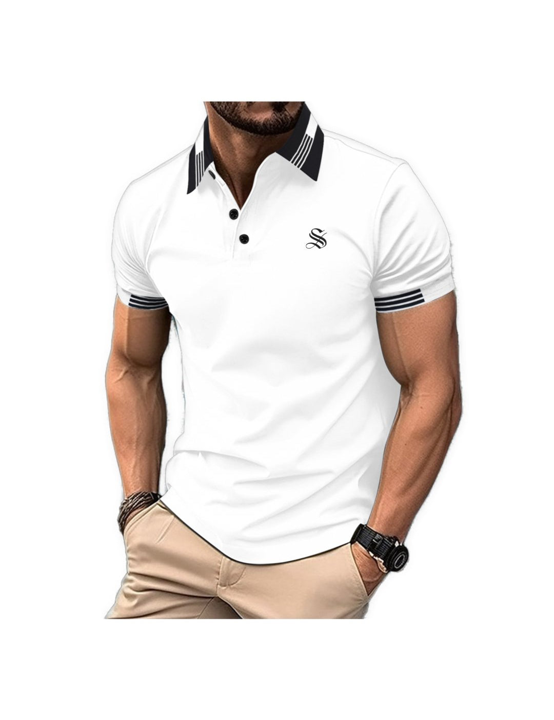 Bibaka - Polo Shirt for Men - Sarman Fashion - Wholesale Clothing Fashion Brand for Men from Canada