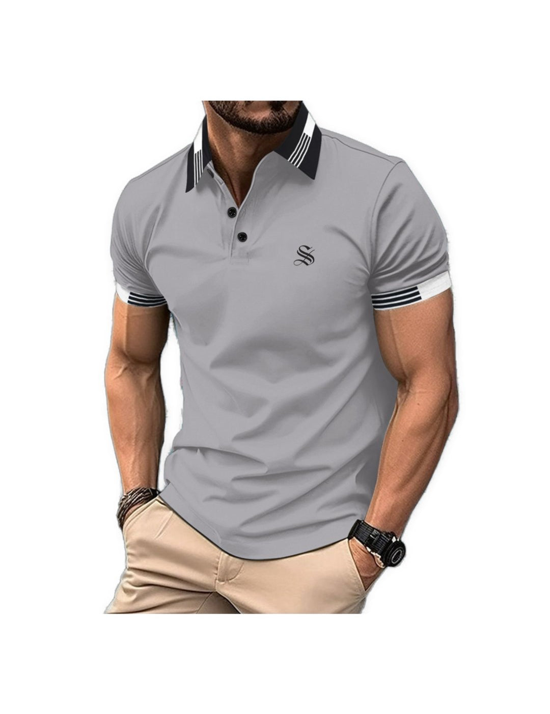 Bibaka - Polo Shirt for Men - Sarman Fashion - Wholesale Clothing Fashion Brand for Men from Canada