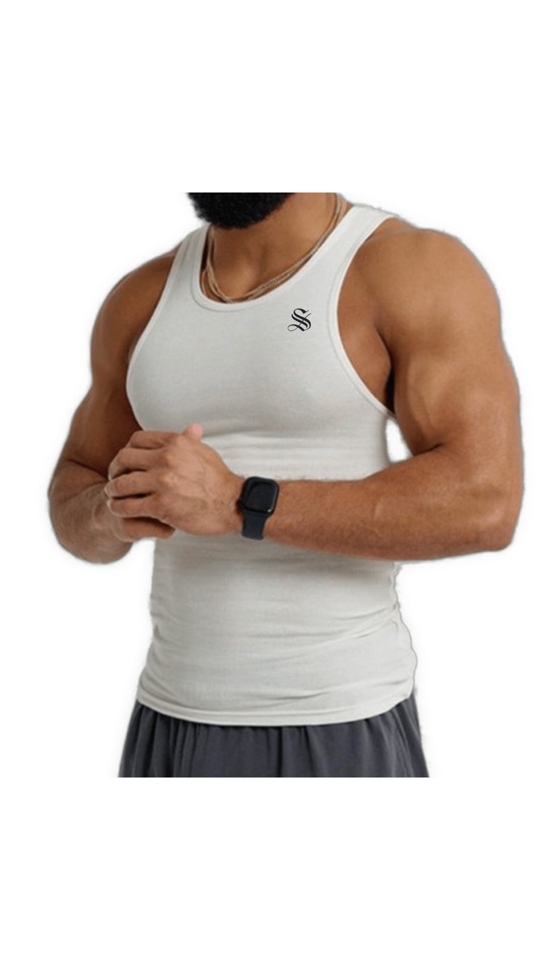 Big M - Tank Top for Men - Sarman Fashion - Wholesale Clothing Fashion Brand for Men from Canada