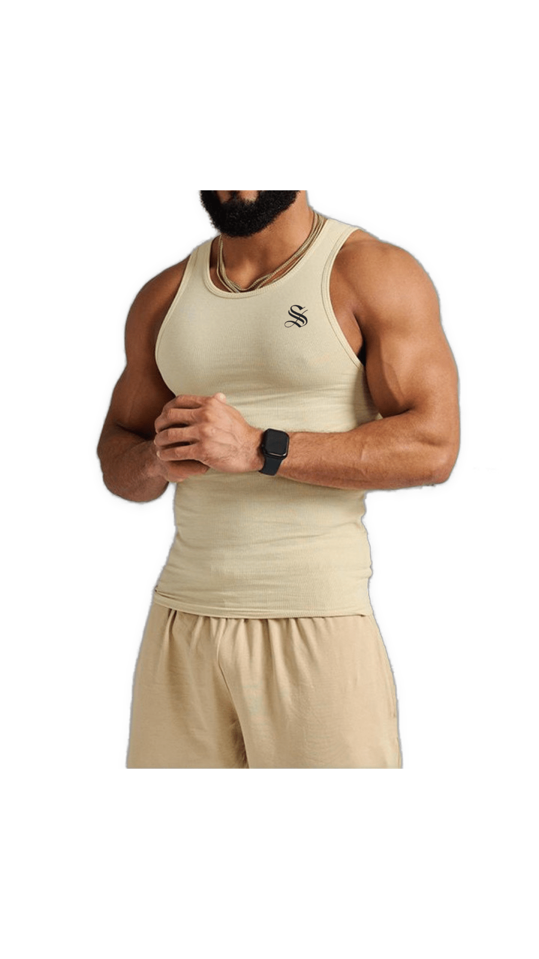 Big M - Tank Top for Men - Sarman Fashion - Wholesale Clothing Fashion Brand for Men from Canada