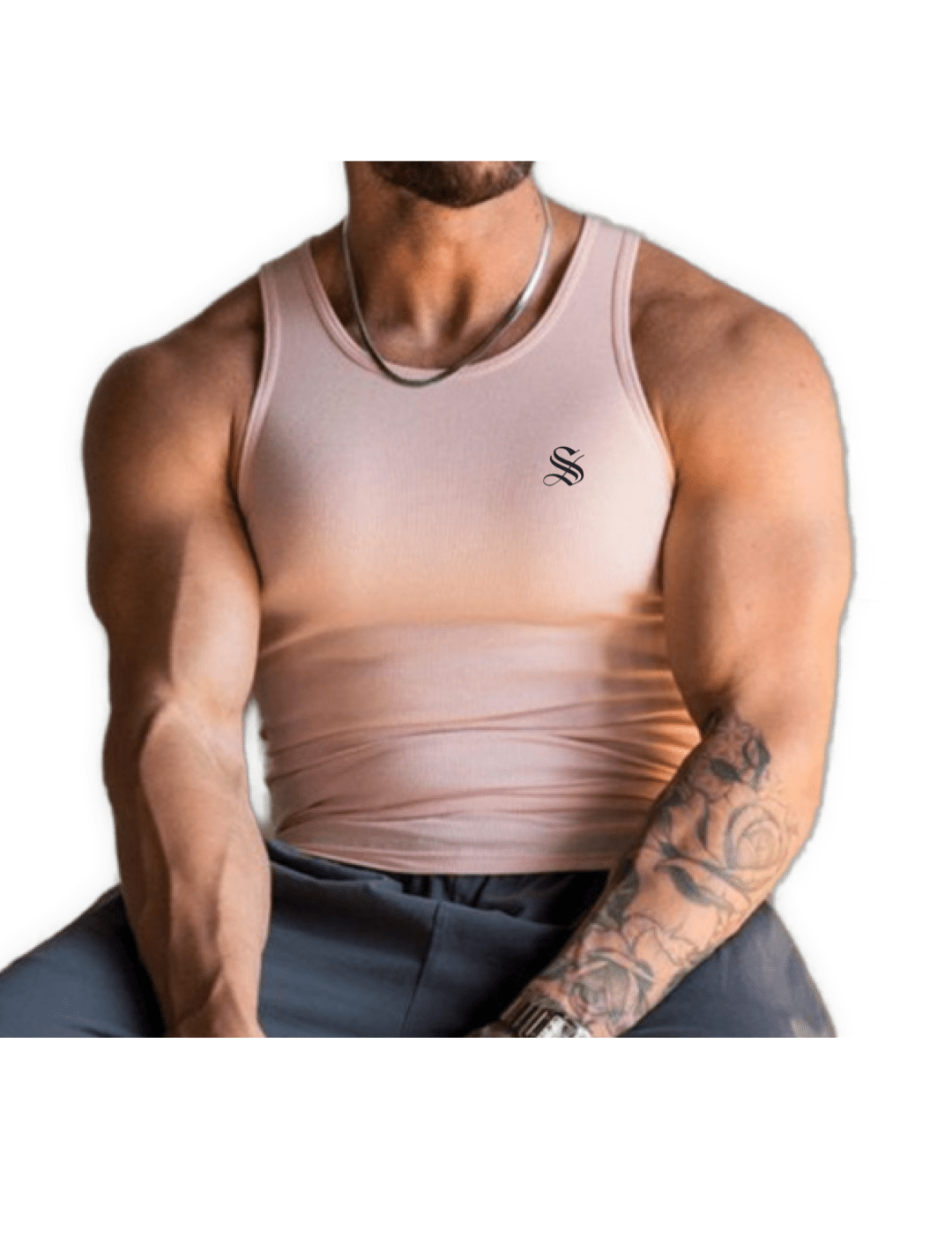 Big M - Tank Top for Men - Sarman Fashion - Wholesale Clothing Fashion Brand for Men from Canada