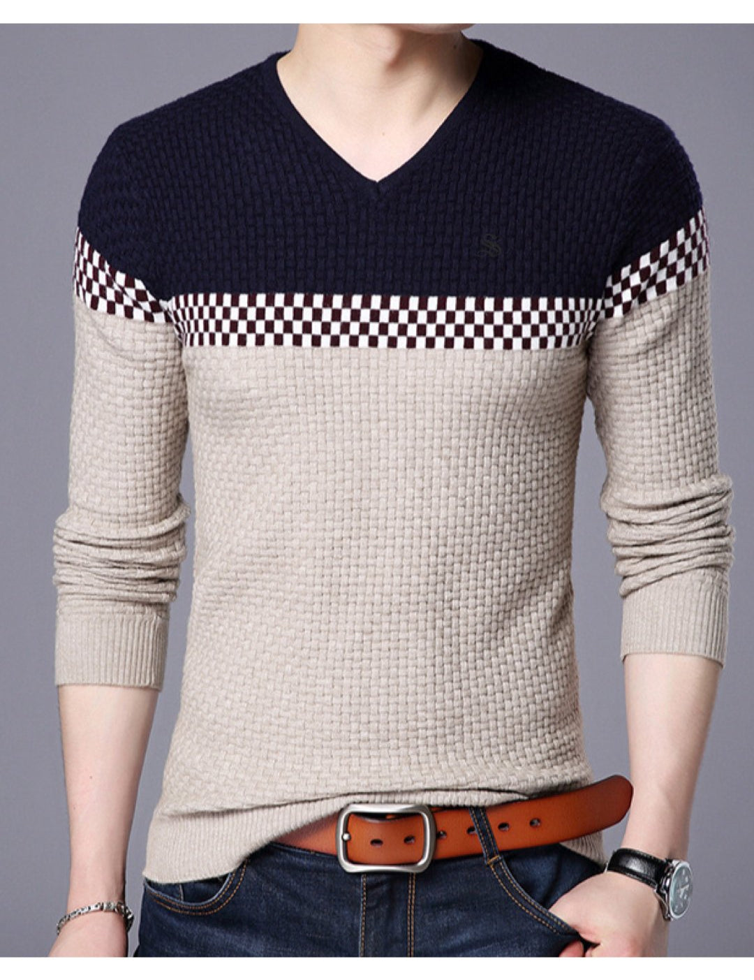 Boom - Sweater for Men - Sarman Fashion - Wholesale Clothing Fashion Brand for Men from Canada