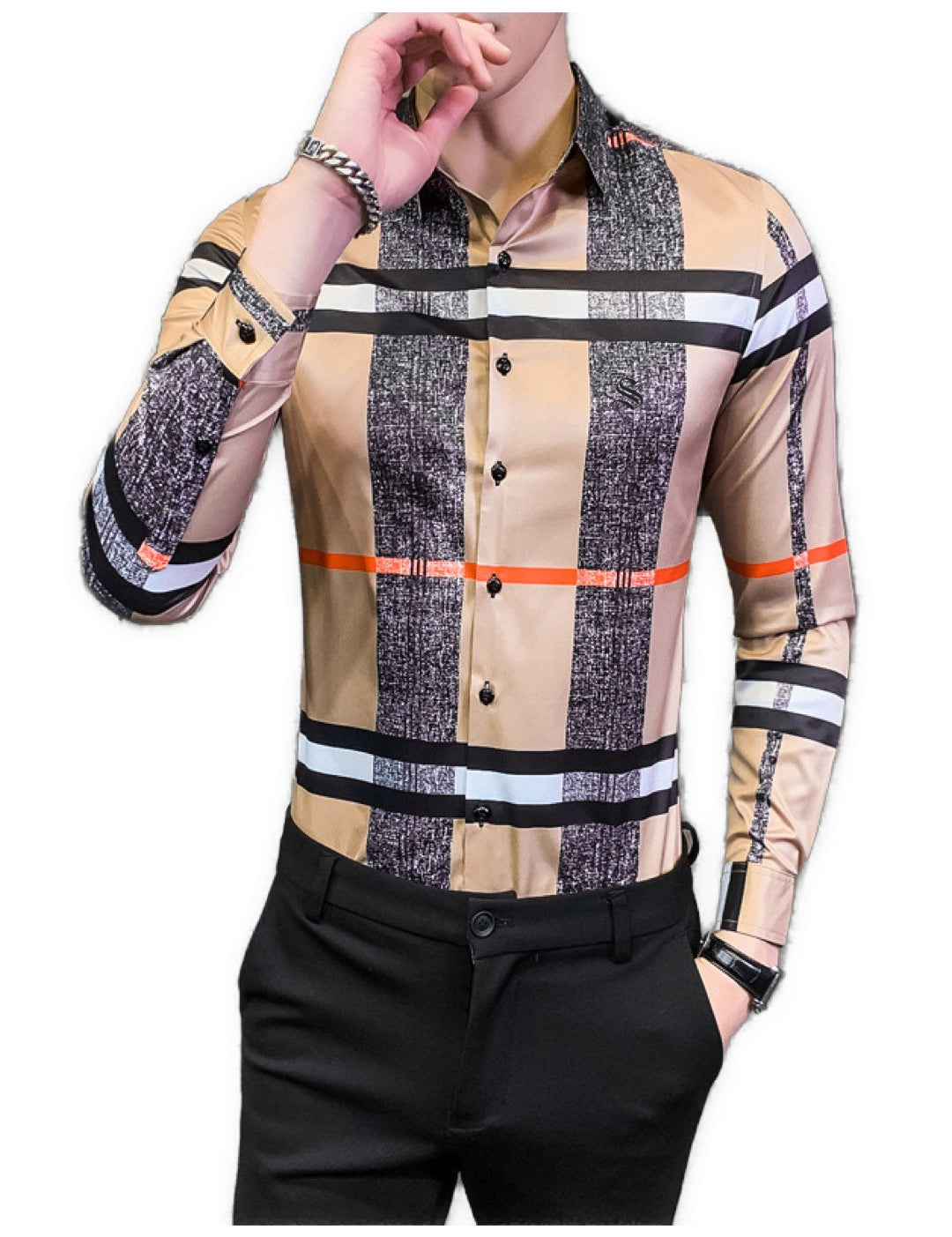 Bury - Long Sleeves Shirt for Men - Sarman Fashion - Wholesale Clothing Fashion Brand for Men from Canada