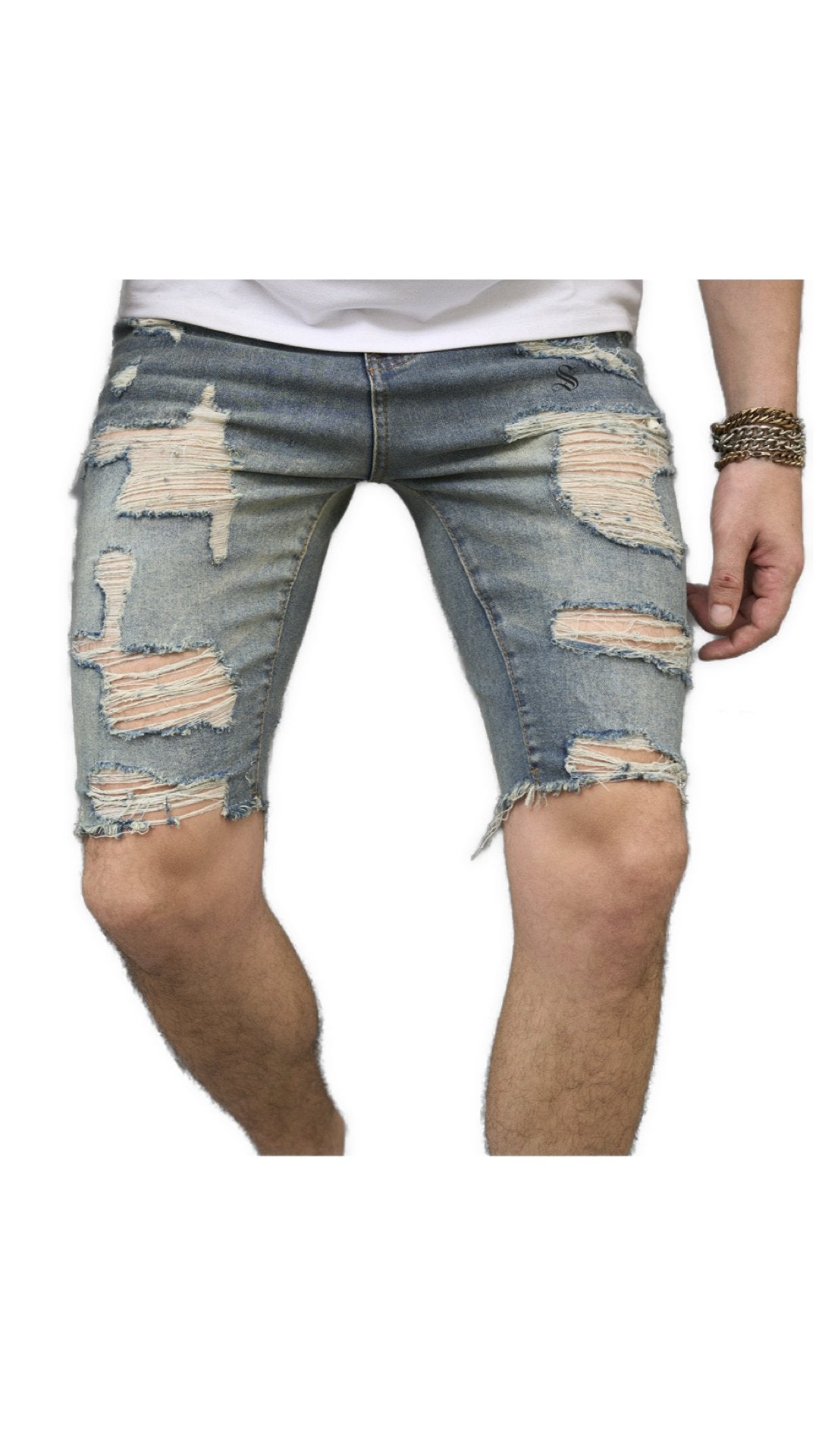 Cayo Coco 3 - Jeans Shorts for Men - Sarman Fashion - Wholesale Clothing Fashion Brand for Men from Canada