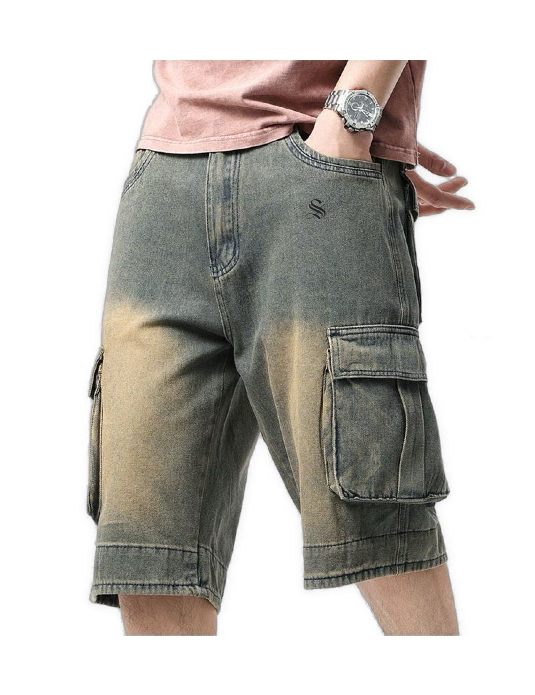 Cayo Coco 4 - Jeans Shorts for Men - Sarman Fashion - Wholesale Clothing Fashion Brand for Men from Canada