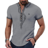 Ceba 5 - V - Neck T - Shirt for Men - Sarman Fashion - Wholesale Clothing Fashion Brand for Men from Canada