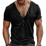 Charman 2 - V-Neck T-Shirt for Men - Sarman Fashion - Wholesale Clothing Fashion Brand for Men from Canada