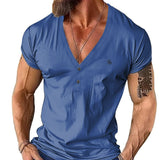 Charman 3 - V-Neck T-Shirt for Men - Sarman Fashion - Wholesale Clothing Fashion Brand for Men from Canada