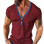 Charman 3 - V-Neck T-Shirt for Men - Sarman Fashion - Wholesale Clothing Fashion Brand for Men from Canada