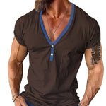 Charman 3 - V-Neck T-Shirt for Men - Sarman Fashion - Wholesale Clothing Fashion Brand for Men from Canada