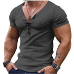 Charman - V-Neck T-Shirt for Men - Sarman Fashion - Wholesale Clothing Fashion Brand for Men from Canada