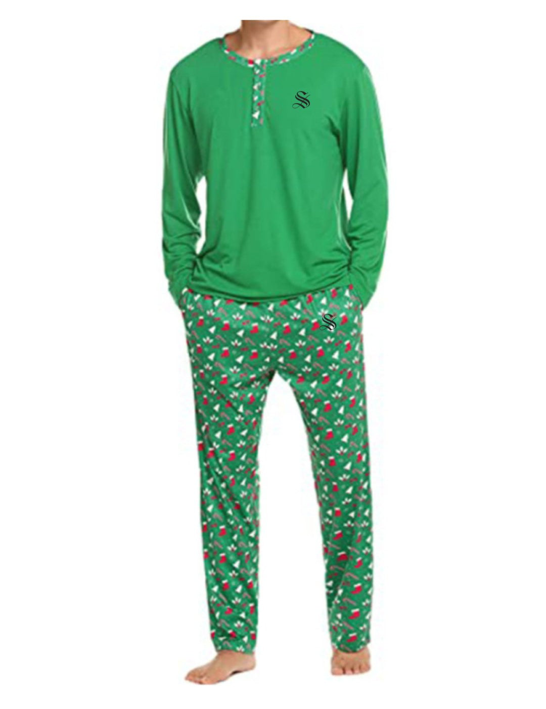 Christmas 11 - Pajamas Complete set for Men - Sarman Fashion - Wholesale Clothing Fashion Brand for Men from Canada