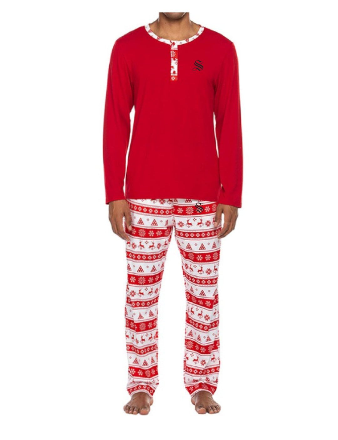 Christmas 12 - Pajamas Complete set for Men - Sarman Fashion - Wholesale Clothing Fashion Brand for Men from Canada