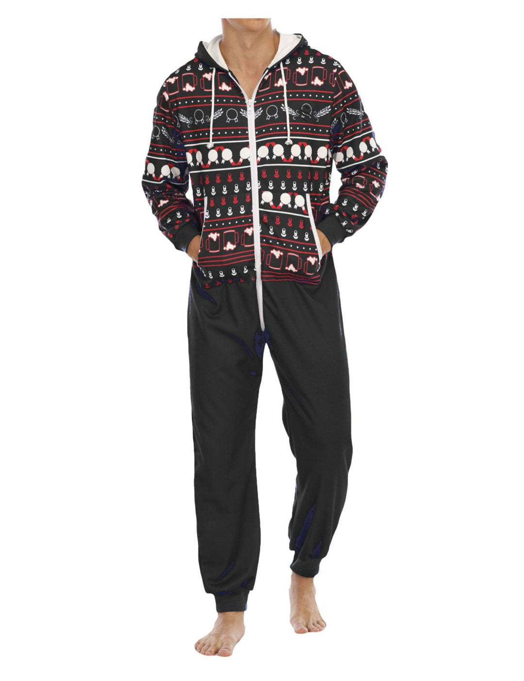 Christmas 4 - Pajamas Complete set for Men - Sarman Fashion - Wholesale Clothing Fashion Brand for Men from Canada