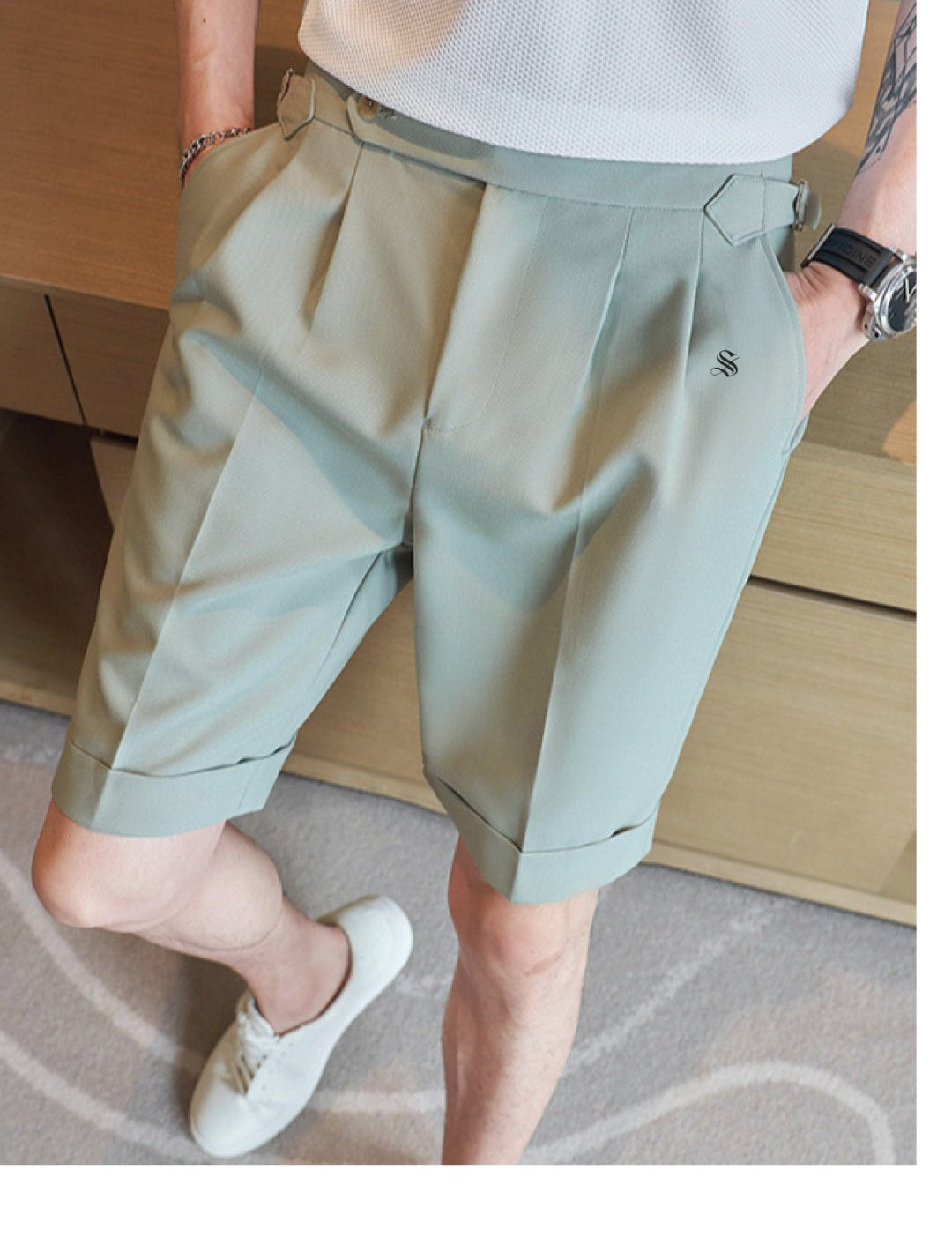 Classic 2 - Shorts for Men - Sarman Fashion - Wholesale Clothing Fashion Brand for Men from Canada