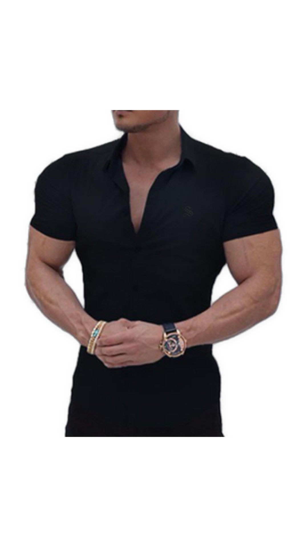 Clean Cut 4 - Short Sleeves Shirt for Men - Sarman Fashion - Wholesale Clothing Fashion Brand for Men from Canada