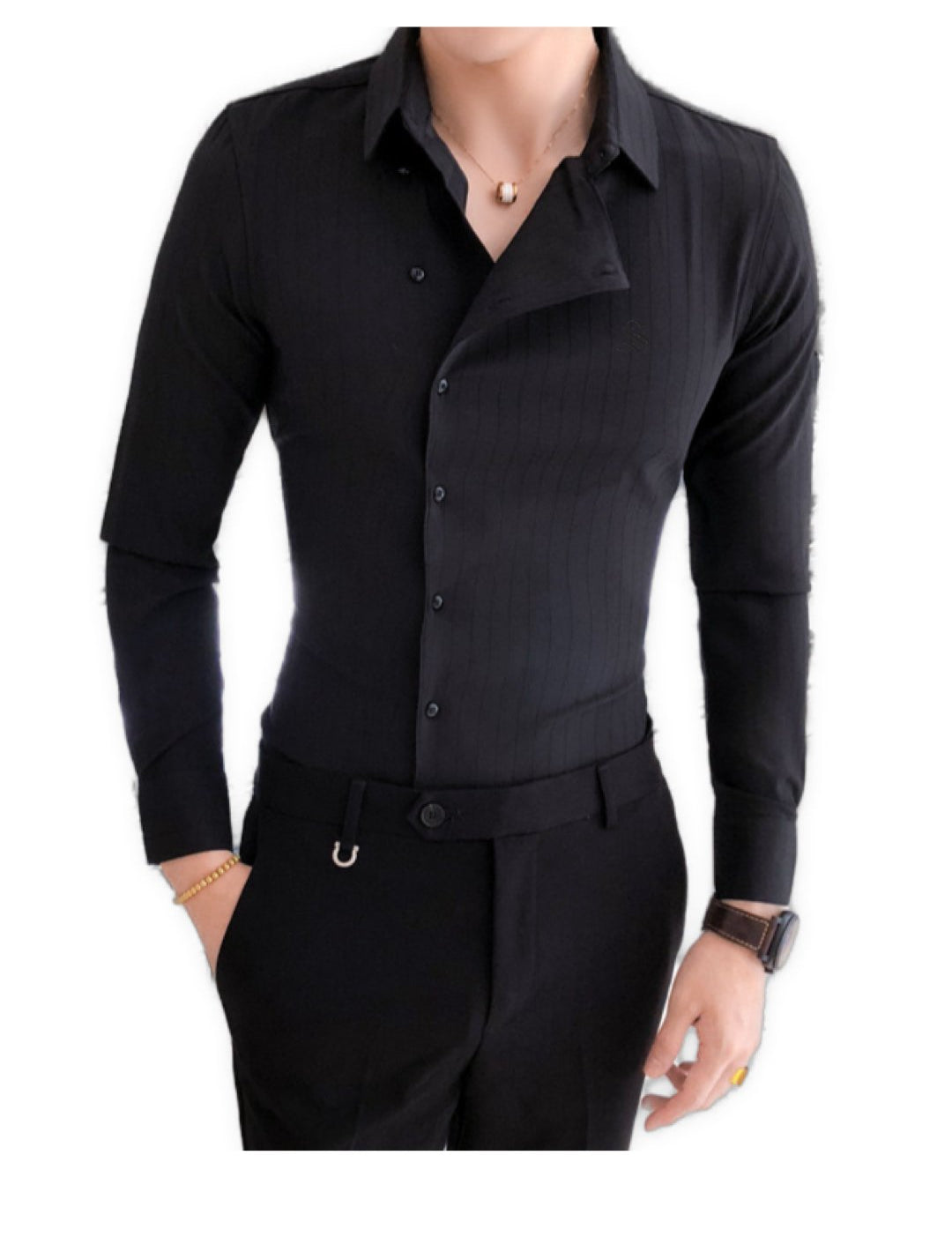 Cofiralo - Long Sleeves Shirt for Men - Sarman Fashion - Wholesale Clothing Fashion Brand for Men from Canada