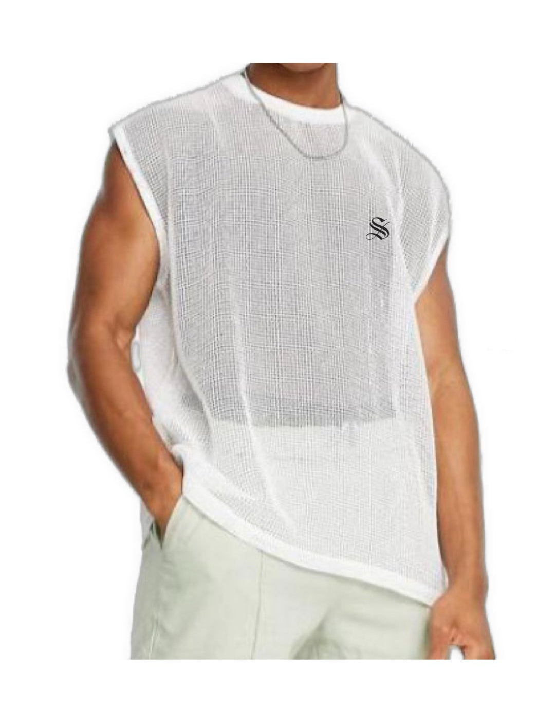 Comuniatu 10 - Tank Top for Men - Sarman Fashion - Wholesale Clothing Fashion Brand for Men from Canada