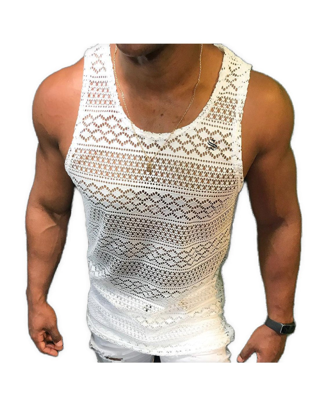 Comuniatu 22 - Tank Top for Men - Sarman Fashion - Wholesale Clothing Fashion Brand for Men from Canada