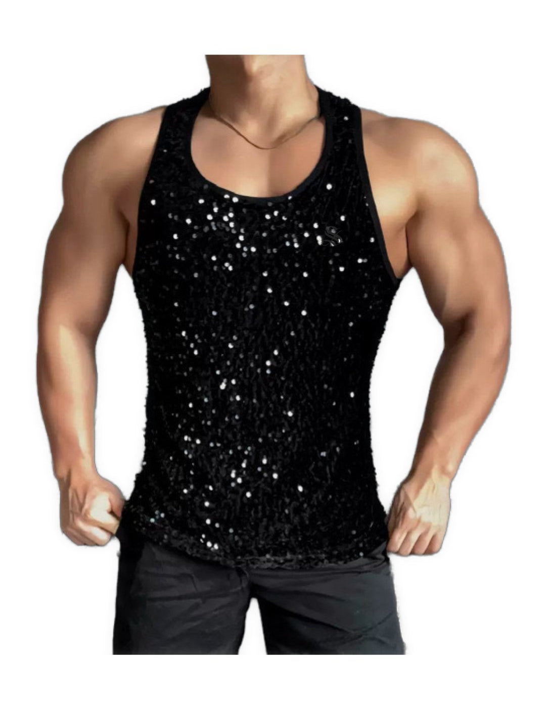 Comuniatu 25 - Tank Top for Men - Sarman Fashion - Wholesale Clothing Fashion Brand for Men from Canada