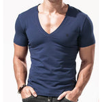 Comuniatu 8 - V-Neck T-Shirt for Men - Sarman Fashion - Wholesale Clothing Fashion Brand for Men from Canada