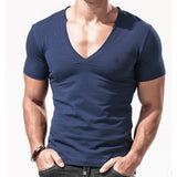 Comuniatu 8 - V-Neck T-Shirt for Men - Sarman Fashion - Wholesale Clothing Fashion Brand for Men from Canada