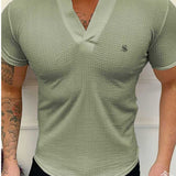 Comuniatu - V-Neck T-Shirt for Men - Sarman Fashion - Wholesale Clothing Fashion Brand for Men from Canada