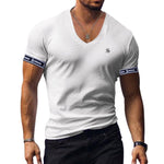 ComuniatuS 2 - V - Neck T-Shirt for Men - Sarman Fashion - Wholesale Clothing Fashion Brand for Men from Canada