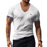 ComuniatuS 2 - V - Neck T-Shirt for Men - Sarman Fashion - Wholesale Clothing Fashion Brand for Men from Canada