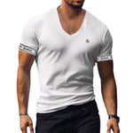 ComuniatuS 2 - V - Neck T-Shirt for Men - Sarman Fashion - Wholesale Clothing Fashion Brand for Men from Canada