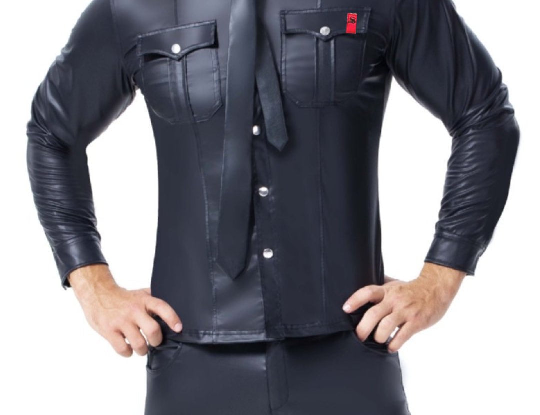 CowboyPU 2 - Long Sleeves Shirt for Men - Sarman Fashion - Wholesale Clothing Fashion Brand for Men from Canada