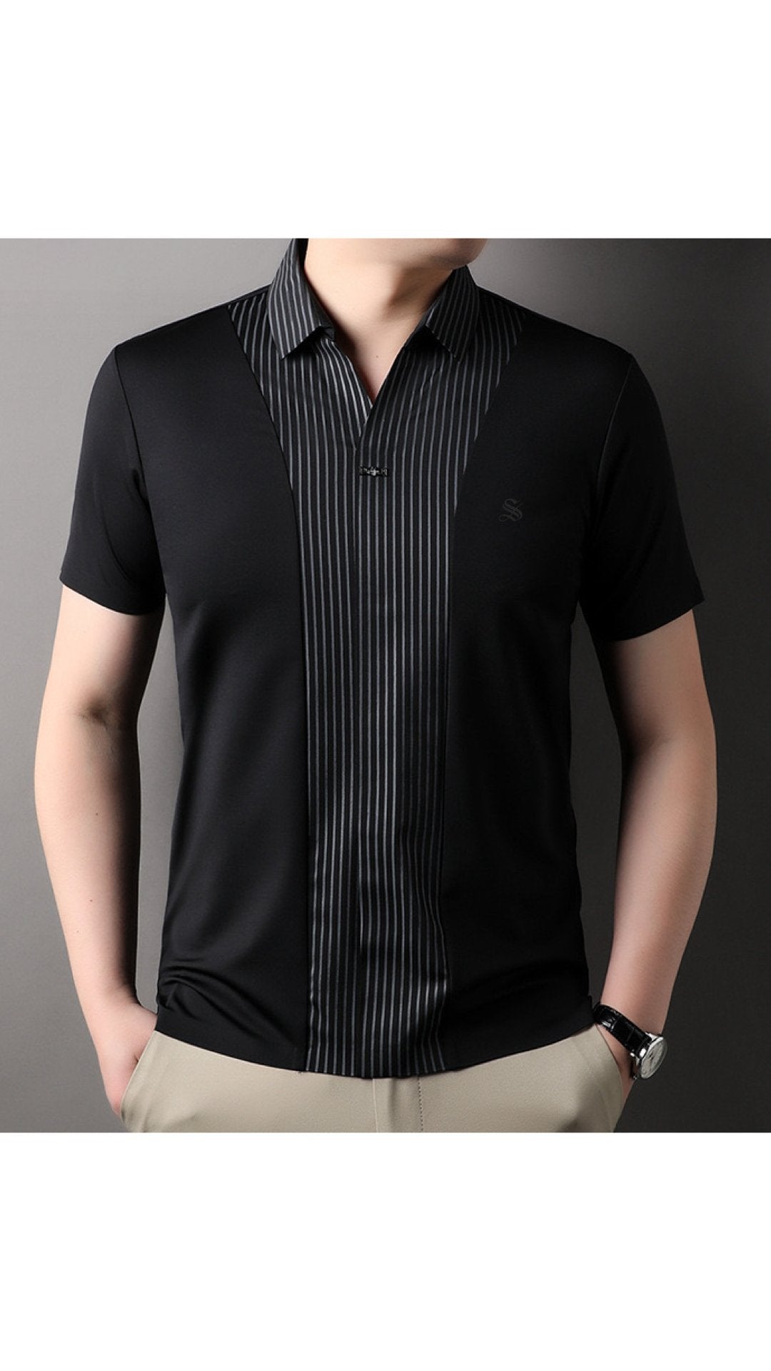 Cremazy - Short Sleeves Shirt for Men - Sarman Fashion - Wholesale Clothing Fashion Brand for Men from Canada