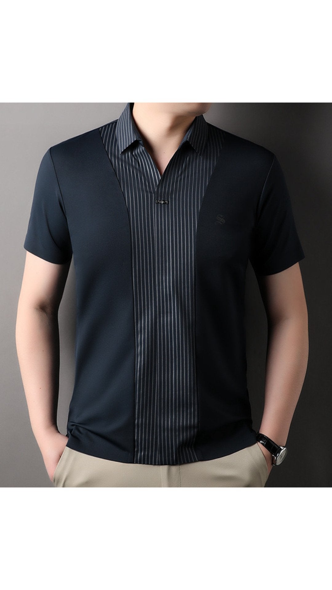 Cremazy - Short Sleeves Shirt for Men - Sarman Fashion - Wholesale Clothing Fashion Brand for Men from Canada