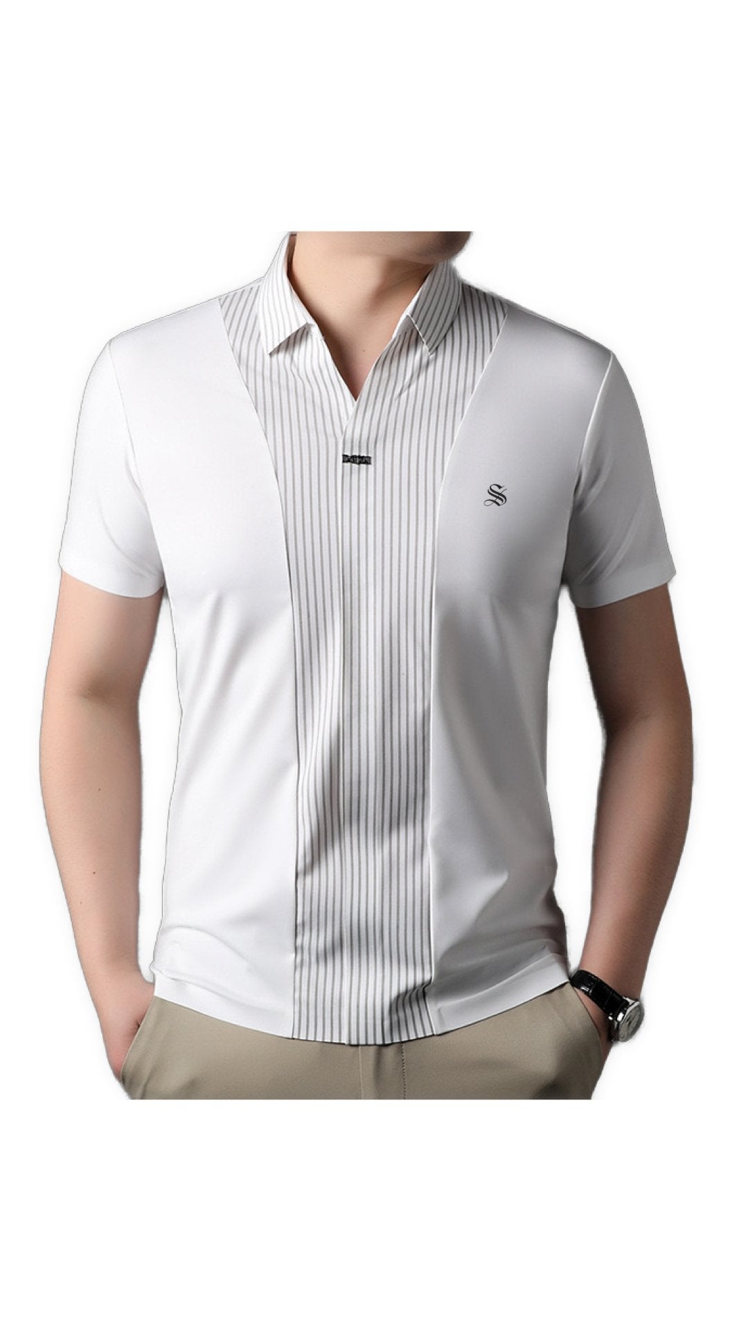 Cremazy - Short Sleeves Shirt for Men - Sarman Fashion - Wholesale Clothing Fashion Brand for Men from Canada