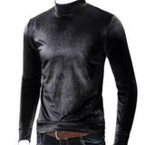 Cuna - High Neck Long Sleeve Shirt for Men - Sarman Fashion - Wholesale Clothing Fashion Brand for Men from Canada