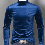 Cuna - High Neck Long Sleeve Shirt for Men - Sarman Fashion - Wholesale Clothing Fashion Brand for Men from Canada