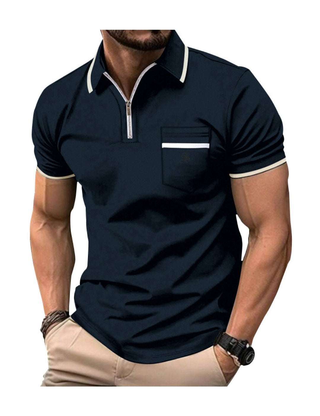 Curkuzia - Polo Shirt for Men - Sarman Fashion - Wholesale Clothing Fashion Brand for Men from Canada