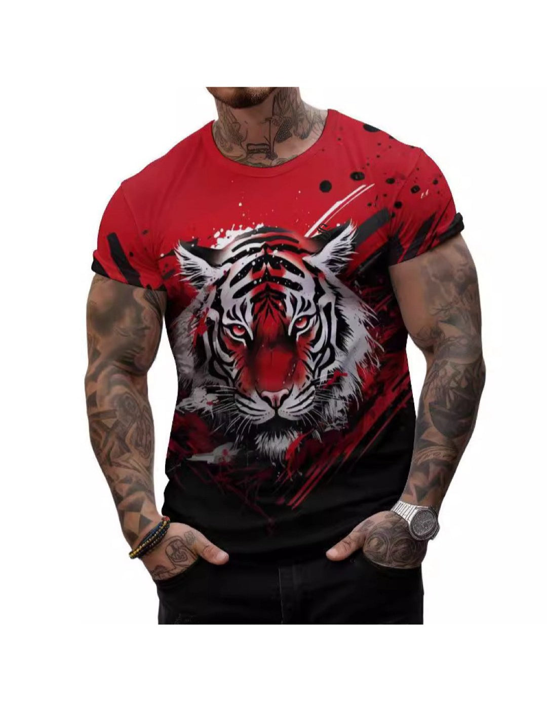 Darkcuza 4 - T-Shirt for Men - Sarman Fashion - Wholesale Clothing Fashion Brand for Men from Canada