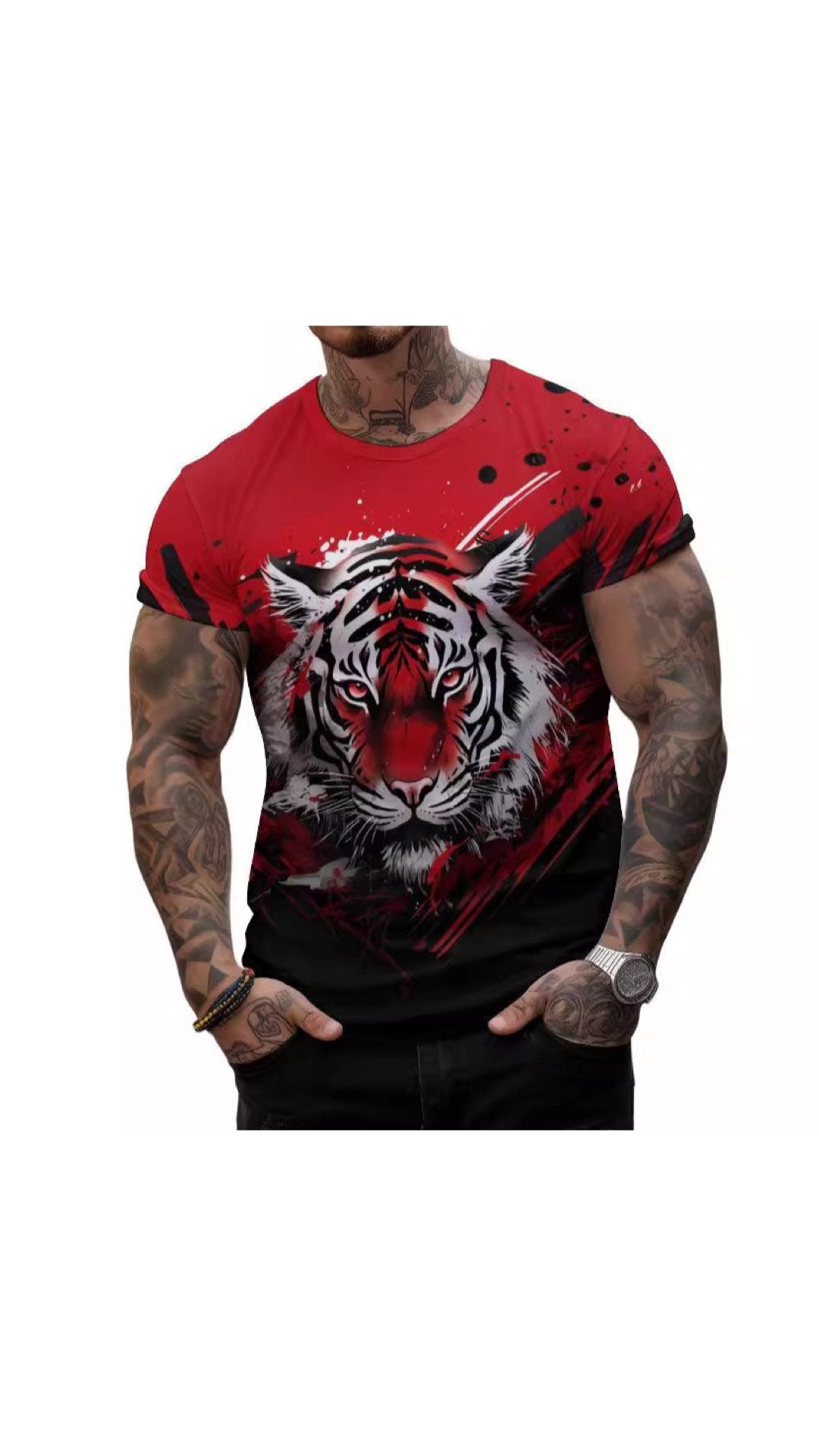 Darkcuza 4 - T-Shirt for Men - Sarman Fashion - Wholesale Clothing Fashion Brand for Men from Canada