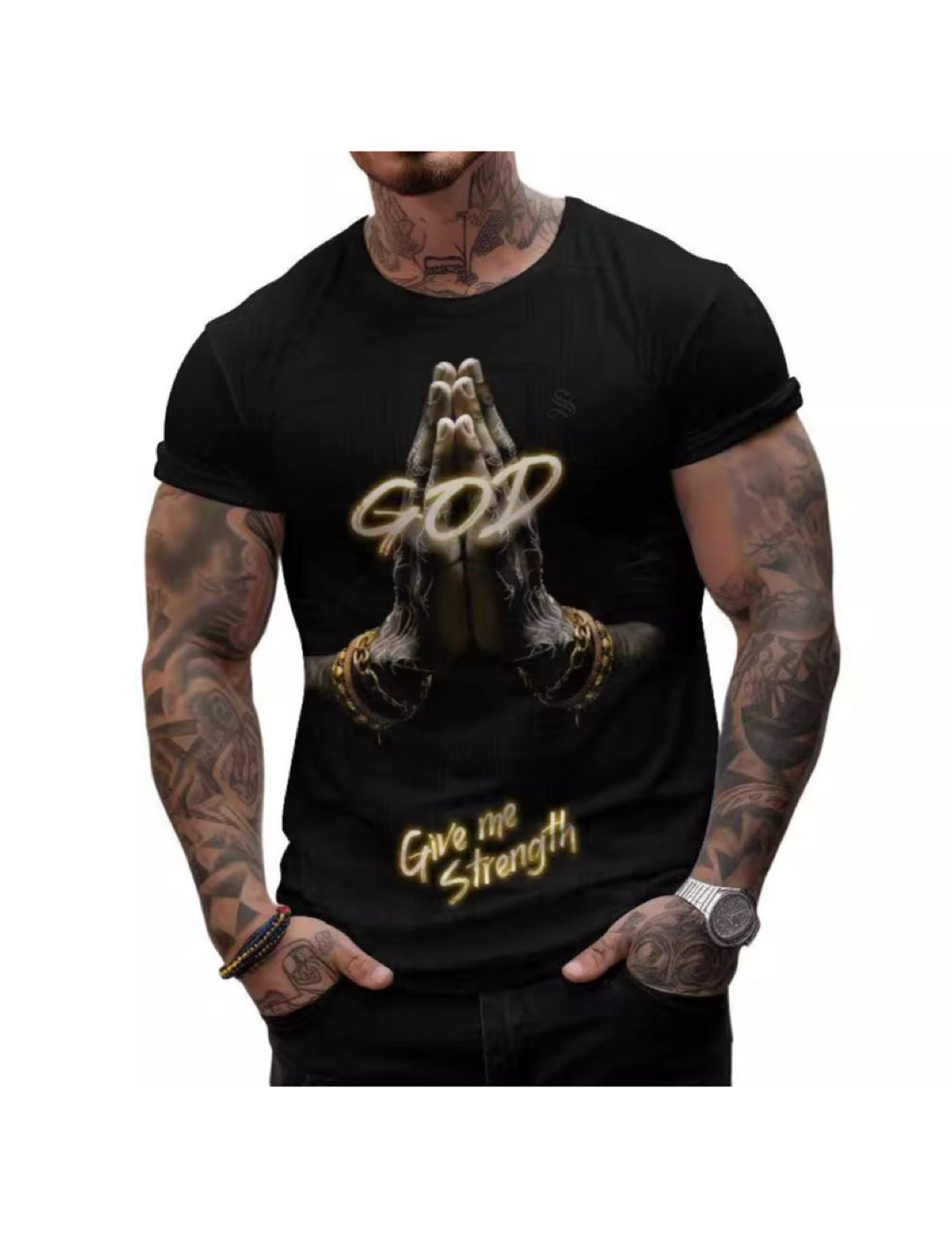 Darkcuza 5 - T-Shirt for Men - Sarman Fashion - Wholesale Clothing Fashion Brand for Men from Canada