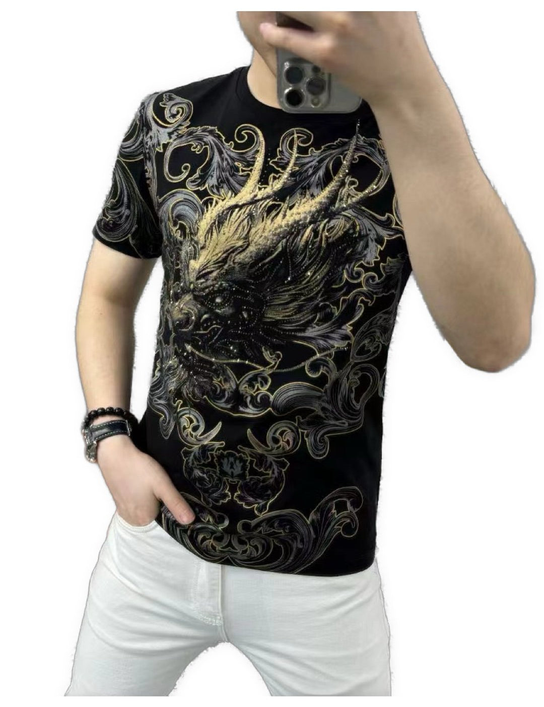 Darkcuza 8 - T-Shirt for Men - Sarman Fashion - Wholesale Clothing Fashion Brand for Men from Canada